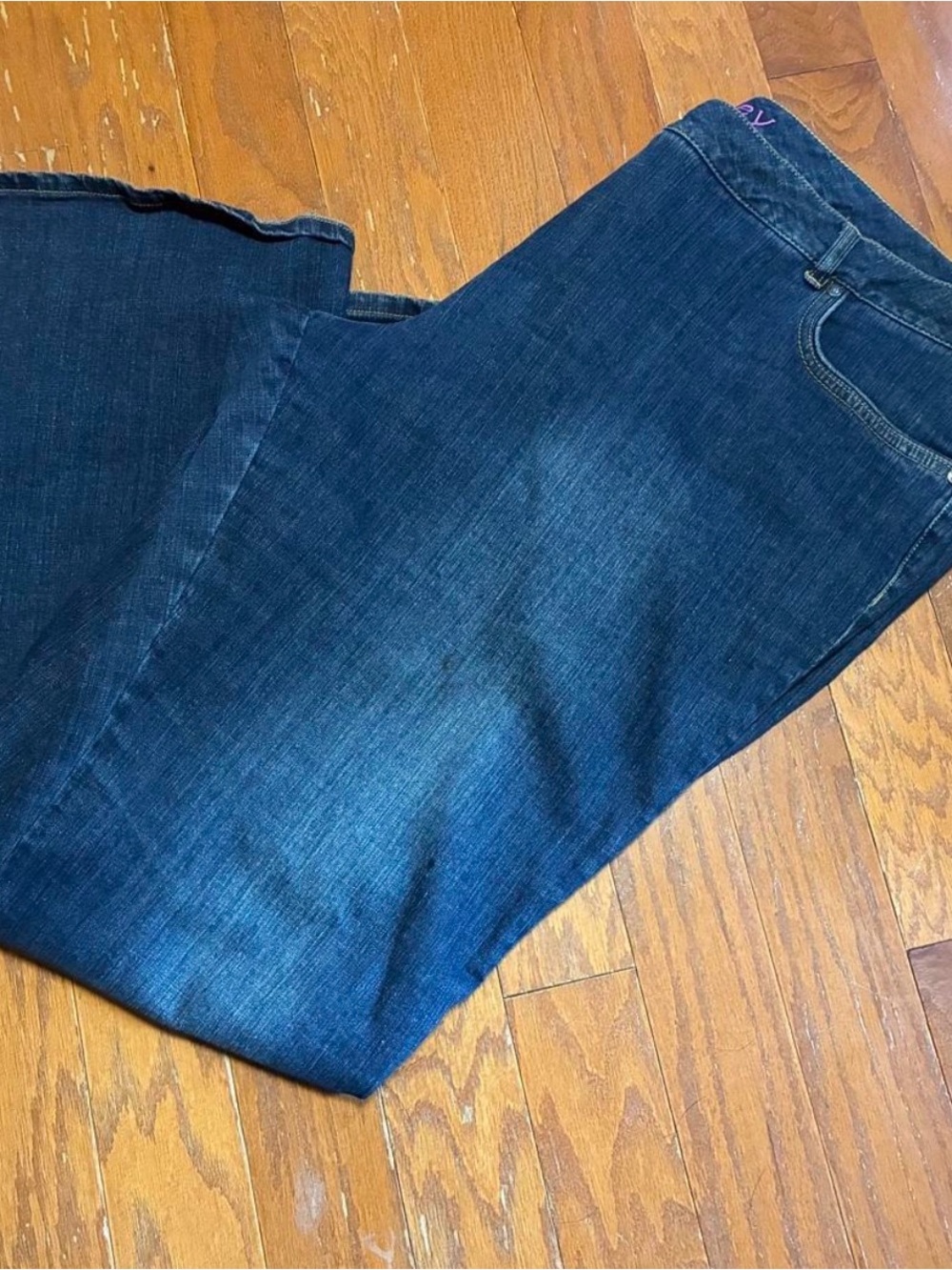 Bradley Stretch Denim Bootcut Jeans Women's Plus Size 22W - Picture 2 of 7